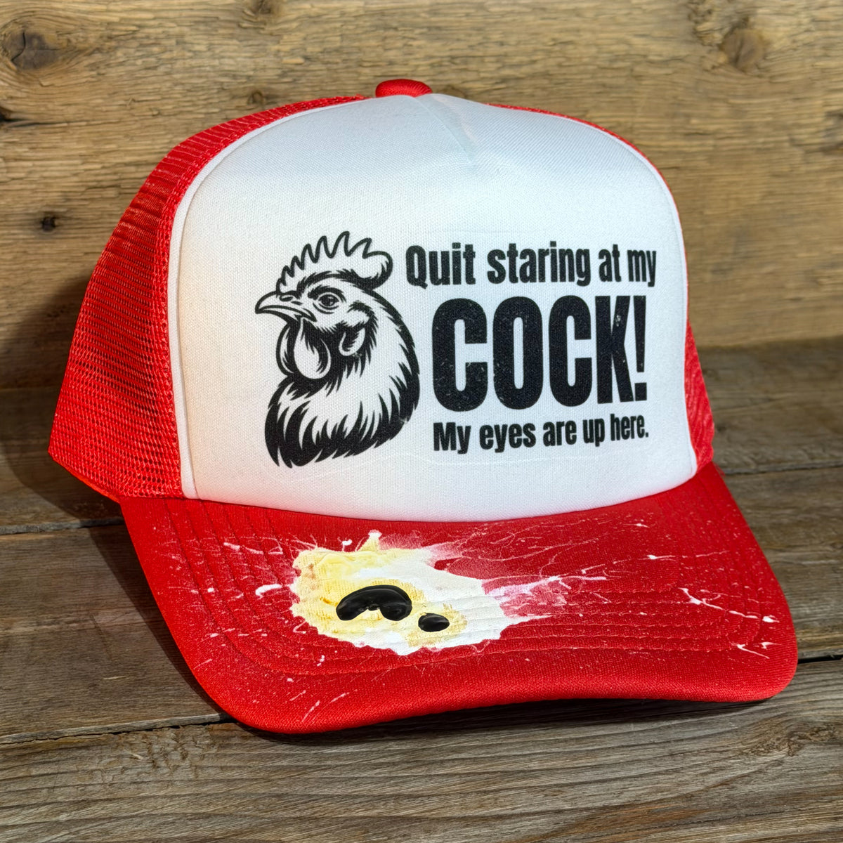QUIT STARING AT MY COCK!